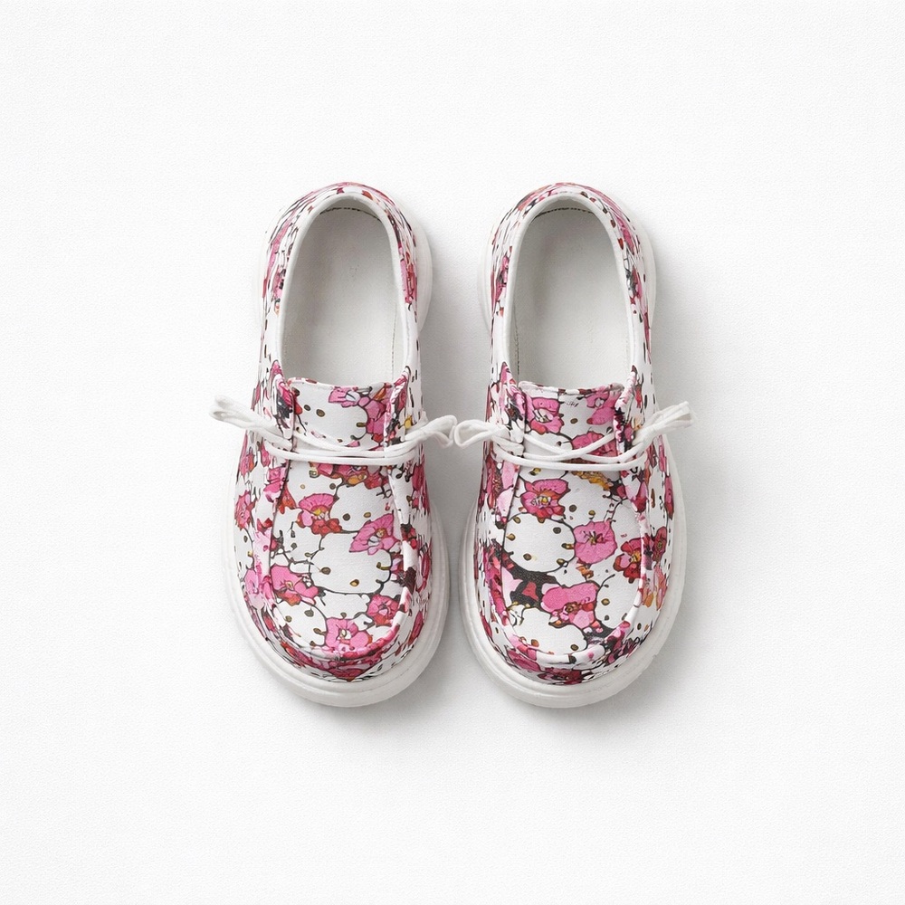 Toddler Hello Kitty Pink and White Sneakers Size 8 Toddler